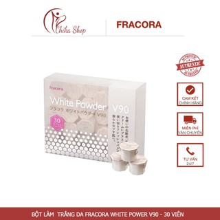 FRACORA BỘT LÀM TRẮNG DA FRACORA WHITE POWDER V90 <HỘP 30V>