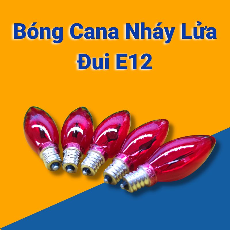 [ COMBO3B ] Bóng đèn lửa, bóng quả nhót lửa, bóng bàn thờ quả nhót