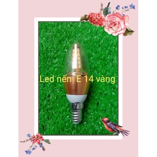 Bóng đèn led nến E27,E14 dùng trang trí