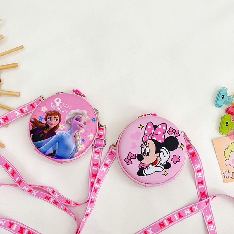 Túi đeo chéo in họa tiết nhân vật hoạt hình dễ thương cho bé