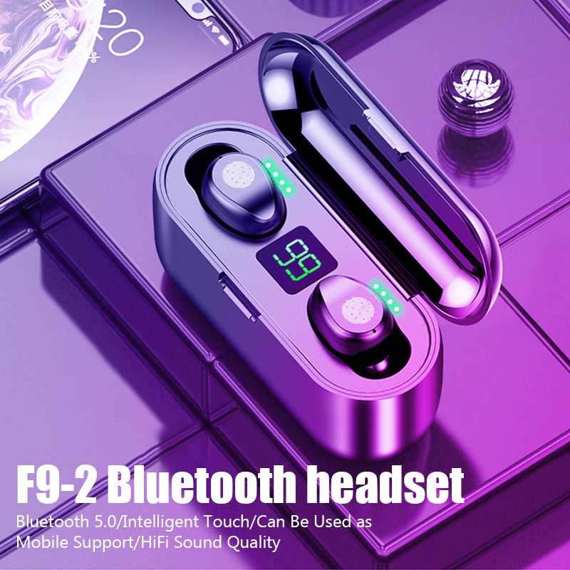 Tai Nghe Bluetooth Không Dây Nhét Tai F9-2 tws