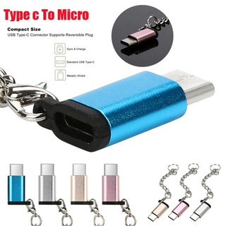 Đầu ChuyểN USB 3 1 Type C OTG + Micro USB + Type C + Móc KhóA