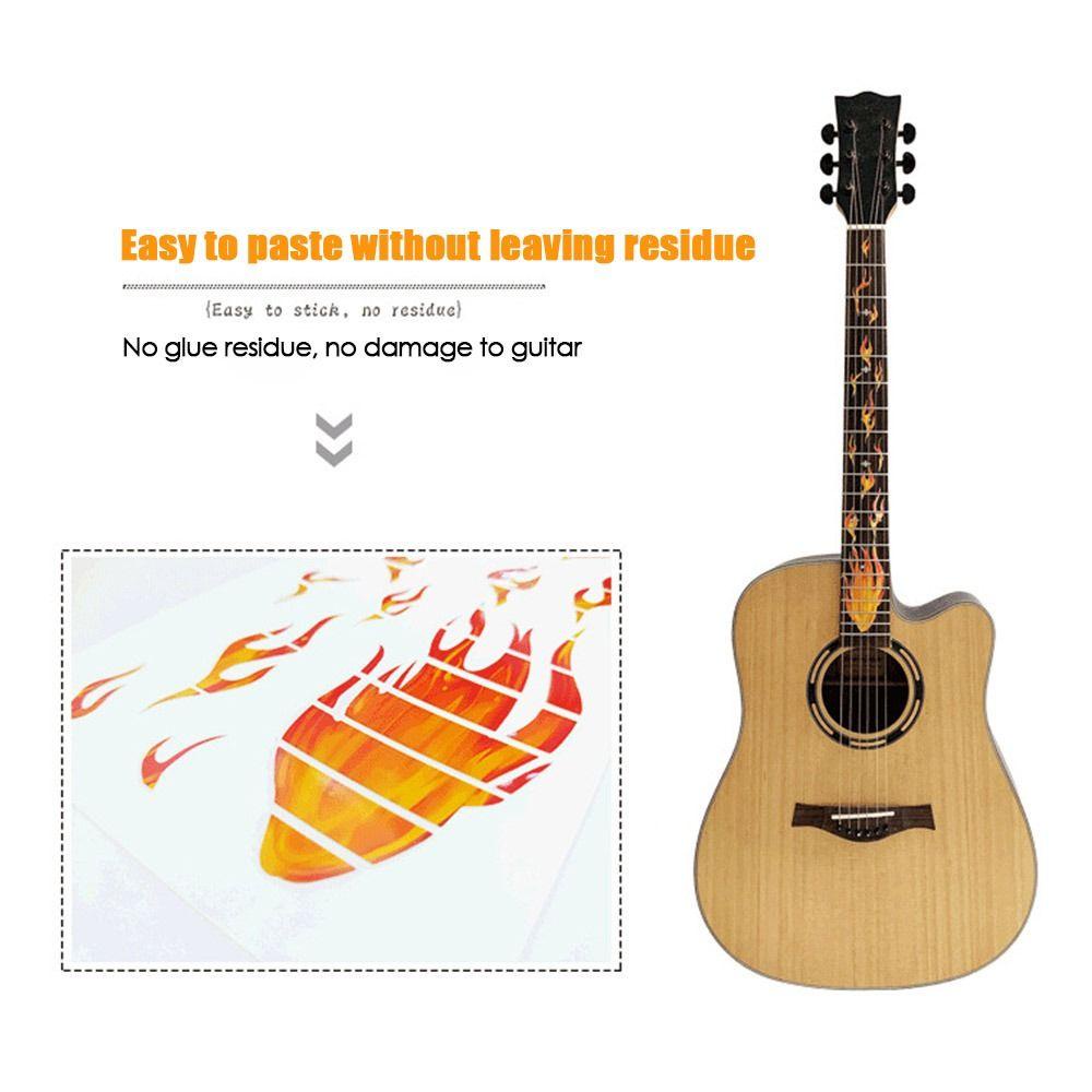 Miếng Dán Phím Đàn Guitar Điện 9 Kiểu Tùy Chọn