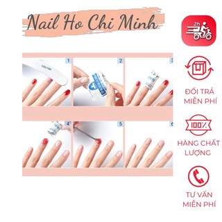 Hộp giấy bạc ủ phá gel/bột (một hộp 204 miếng giấy phá gel rất nhanh, an toàn, không cần Acetone)