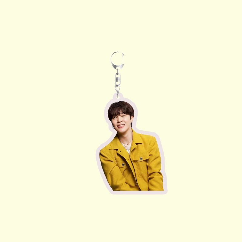 Móc Khóa In Hình Các Thành Viên Nhóm Nhạc BTS