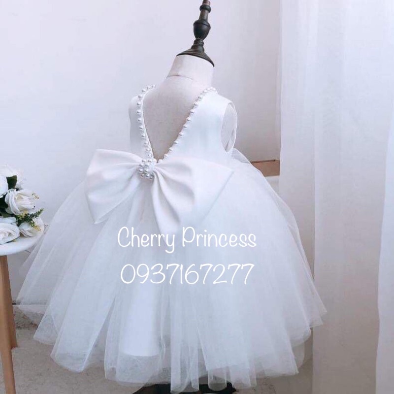 𝐒𝐚𝐧𝐢 𝐃𝐫𝐞𝐬𝐬 -Váy Đầm công chúa bé gái thiết kế cao cấp bông bềnh 1-10 tuổi