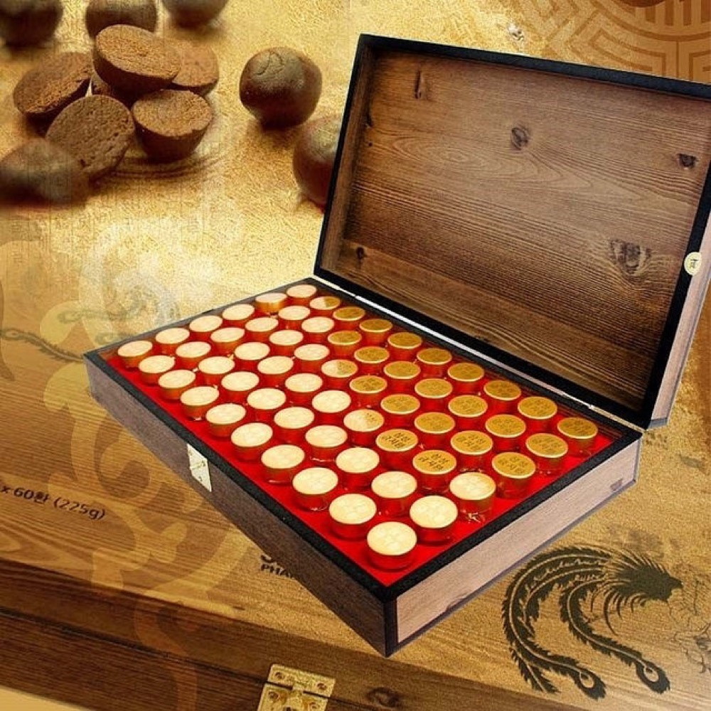 Bổ Não An Cung 60 Viên Hộp Gỗ Samsung GumJeeHwan Hàn Quốc HÂN KOREA