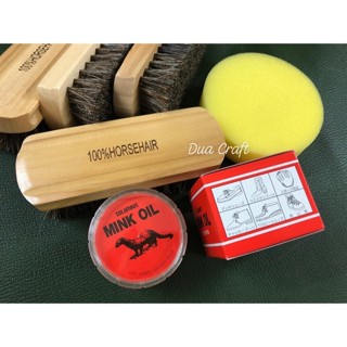 Xi dưỡng da Mink Oil Japan 45gr