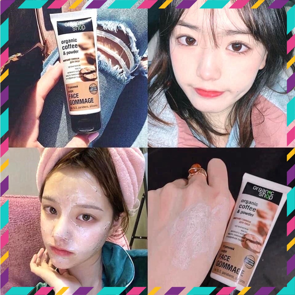 Tẩy Tế Bào Chết Cho Da Mặt Chiết Xuất Cà Phê Organic Coffee & Powder