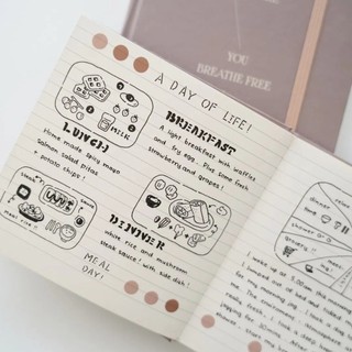 Sổ vuông Crabit Quite The Mind 130gsm ruột dot/grid/plain