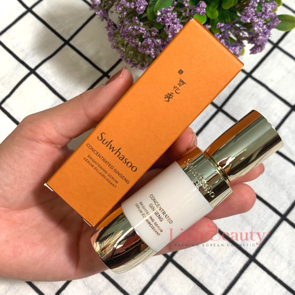 Tinh chất dưỡng trắng da chống lão hoá từ nhân sâm Sulwhasoo Concentrated Gingseng Brightening Serum 8ml