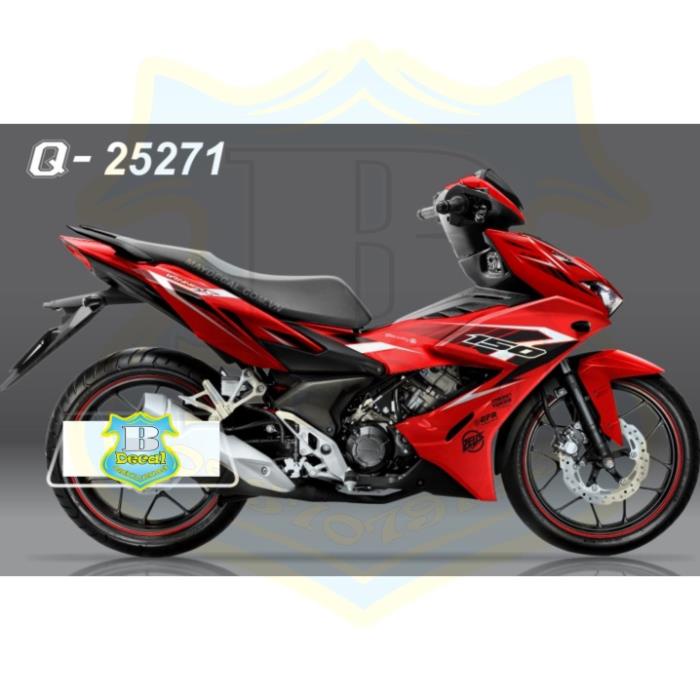 DECAL PVC 5 LỚP CHẤT LƯỢNG CAO Tem rời winner X đỏ 17