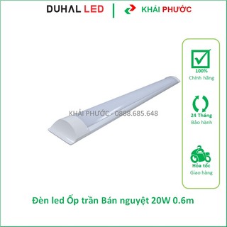 ĐÈN LED BÁN NGUYỆT ỐP TRẦN ỐP TƯỜNG 6 TẤC TẤT 0.6M 0,6M 0.6 MÉT 0,6 MÉT 20W TRẮNG KDLD820 DUHAL - KHẢI PHƯỚC ELECTRIC