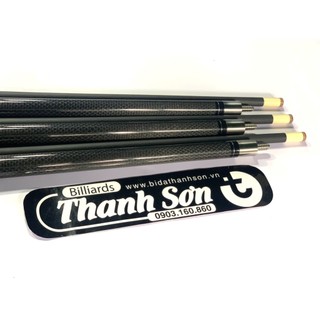 Cơ bida LỖ Ngọn phủ carbon 3D