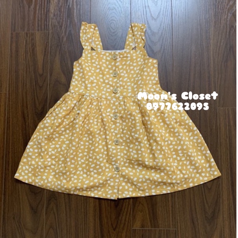 XD- Váy thô vàng Primark size 0/3m-24/36m