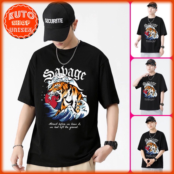 Áo Thun Tay Lỡ Local Brand SABAGE Cotton 100 Form Rộng Unisex