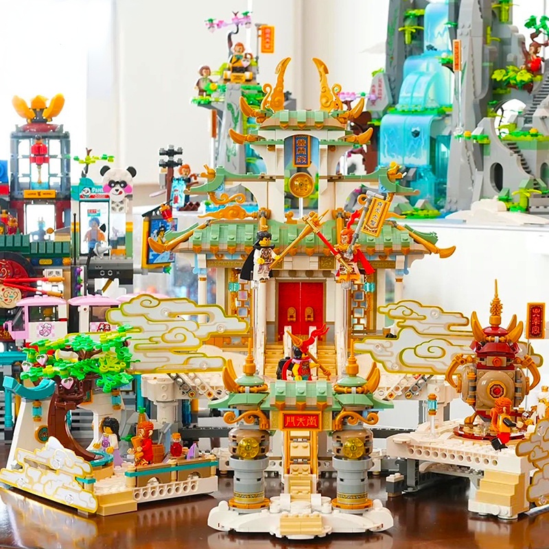 Đồ chơi Lắp ráp Mô hình xếp hình 86994 Fit 80039 Tôn Ngộ Không Monkie Kid The Heavenly Realms