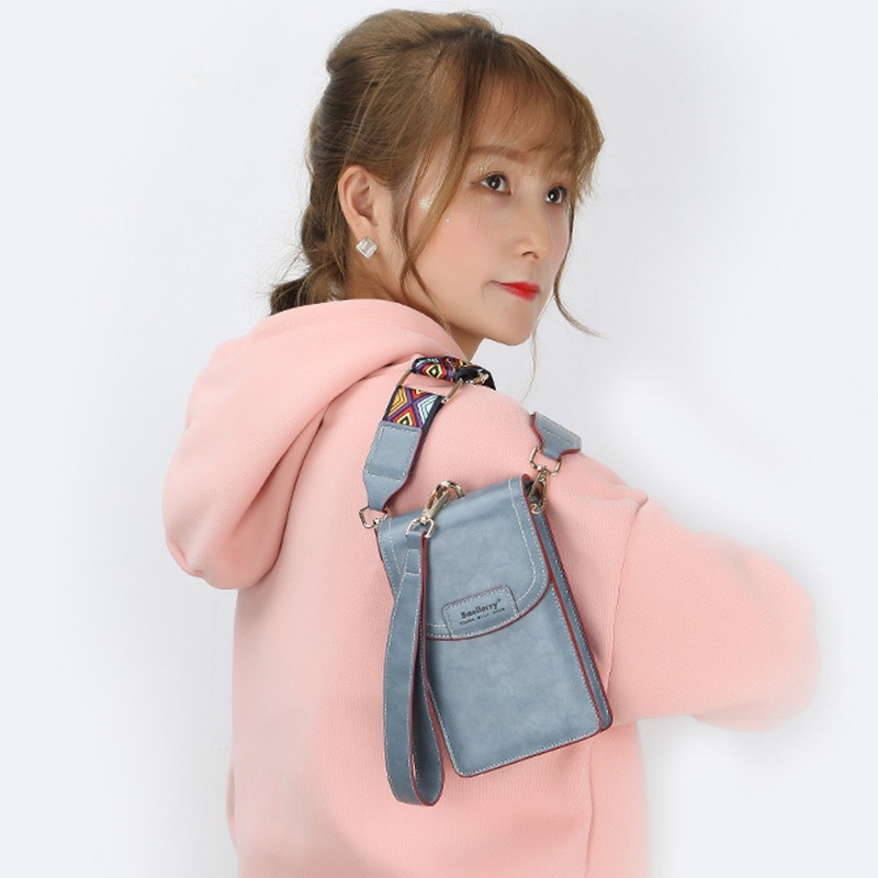 IELGY Túi Đựng Điện Thoại Đeo Chéo Sức Chứa Lớn Phong Cách Hàn Quốc Cho Nữ