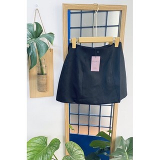 SKIRT - CHÂN VÁY CHỮ A TRẮNG ĐEN BASIC (CÓ LÓT QUẦN)-Gaolee