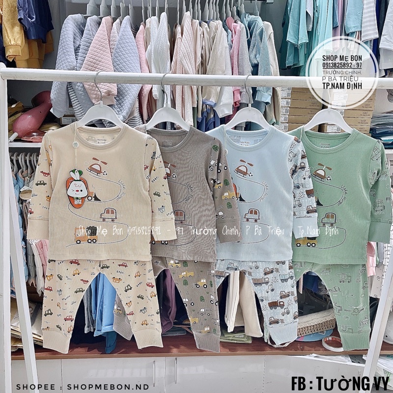 Bộ Ualarogo dài tay Modal cho bé