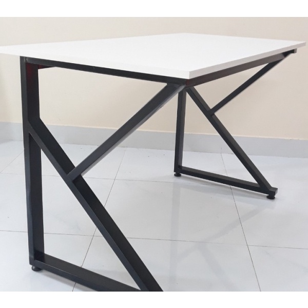 Bàn Làm Việc Chân K Bàn chân Sắt Bàn Học Sinh Chất Liệu MDF Chống Nước