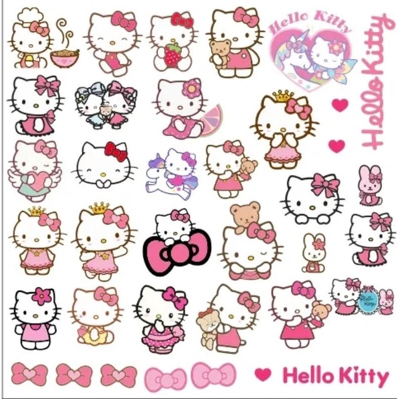 🌻STICKER DÁN HELLO KITTY DORAEMON GẤU DÂU LOTSO🎀