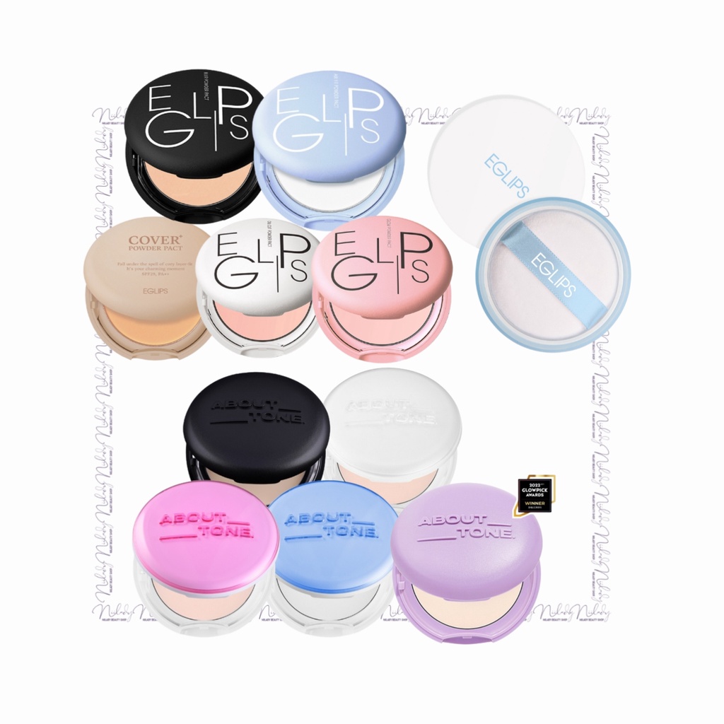 Phấn phủ About Tone Powder Pact phấn phủ Eglips Powder Pact