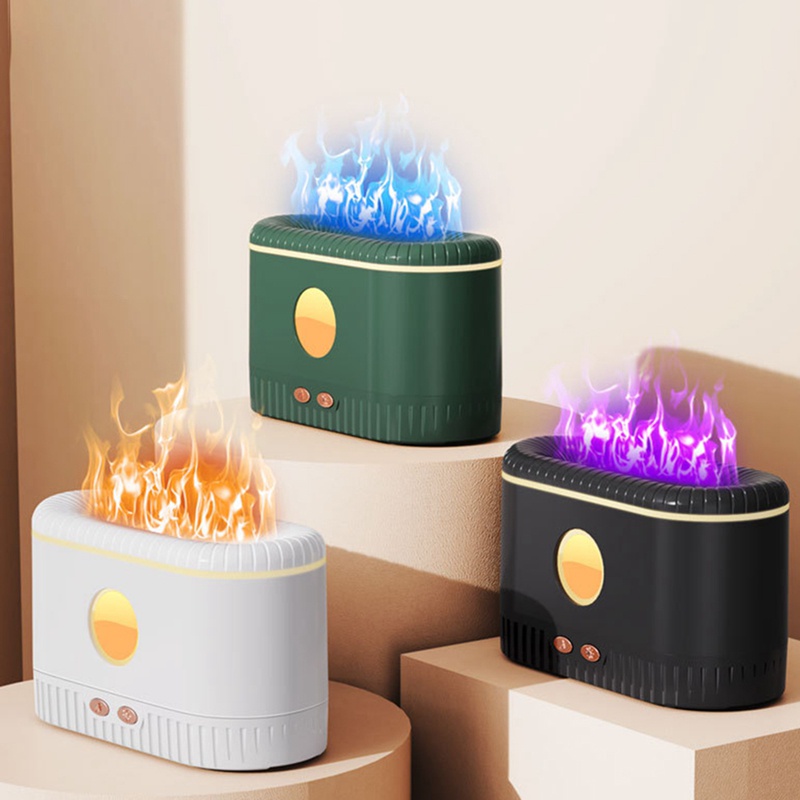 1 Máy Khuếch Tán Tinh Dầu Tạo Độ Ẩm Không Khí Bằng Sóng Siêu Âm Màu Đen