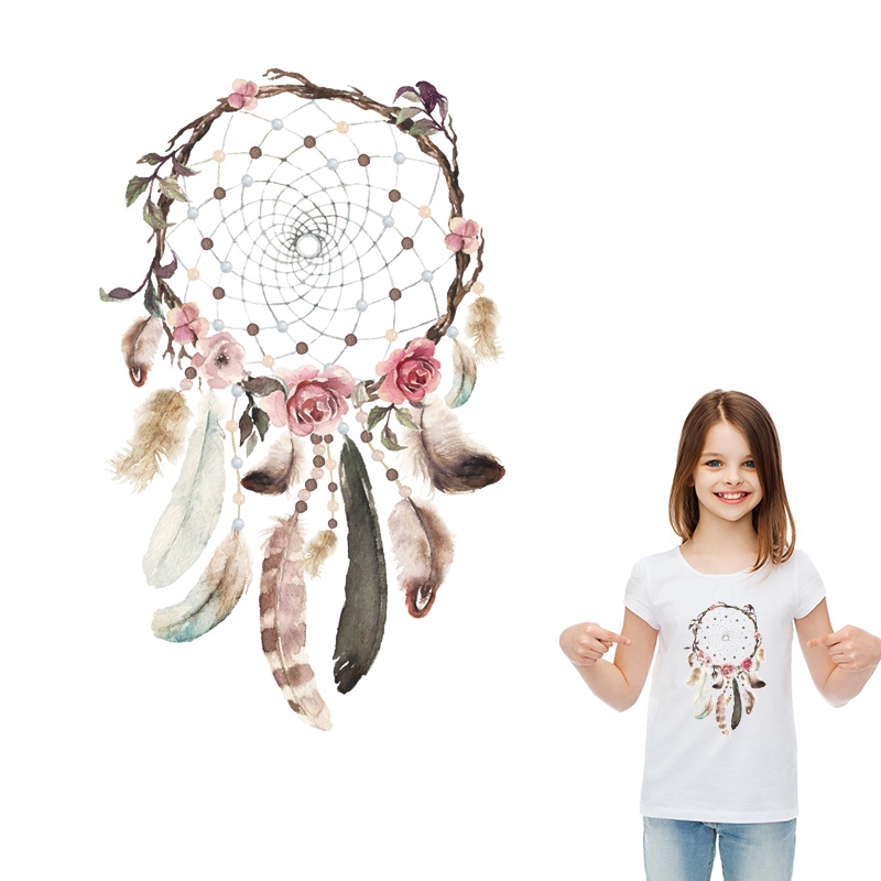 Sticker Ủi Thêu Hình Hoa Ropa Diy