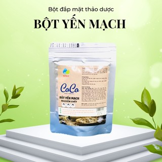 Bột yến mạch tươi đắp mặt dưỡng trắng da, tẩy tế bào chết, se khít lỗ chân lông, giảm nhờn, mờ thâm nám 100gr .