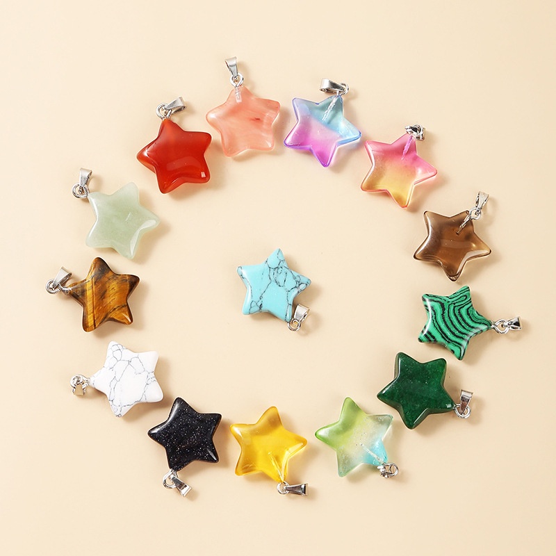 Vòng cổ Mặt Đá Mã Não Tự Nhiên 20x20mm