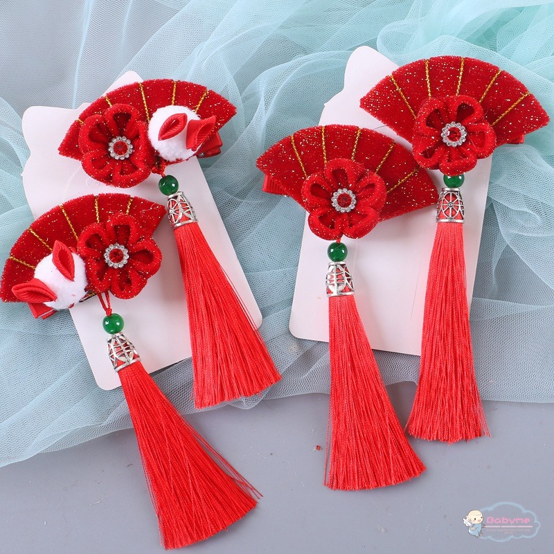 Kẹp Tóc Hình Năm Mới Ngọt Ngào Cho Bé Gái