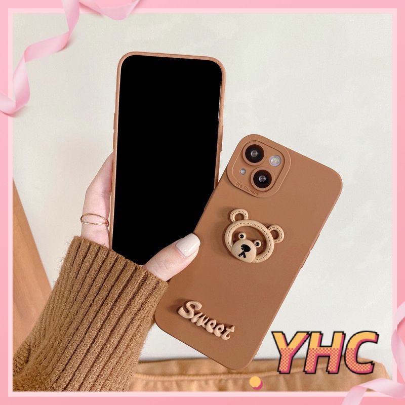 ốp iphone Hình Gấu 3D tương thích iPhone 6/S6/6S/6splus/7/7plus/8/8plus/X/xs/xr/xsmax/11/12/13/pro/Max-032