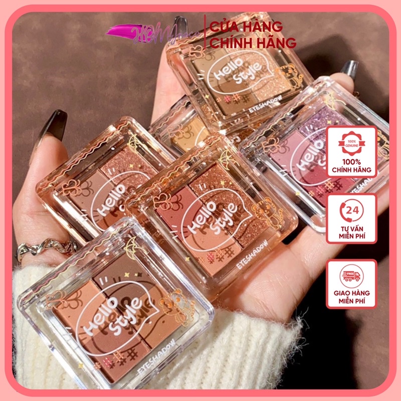 Bảng phấn mắt 3 ô màu SWEET MINT TP7611 Jade Mini xinh xắn HELLO STYLE hotrend A Small But Solid Happiness Eyeshadow