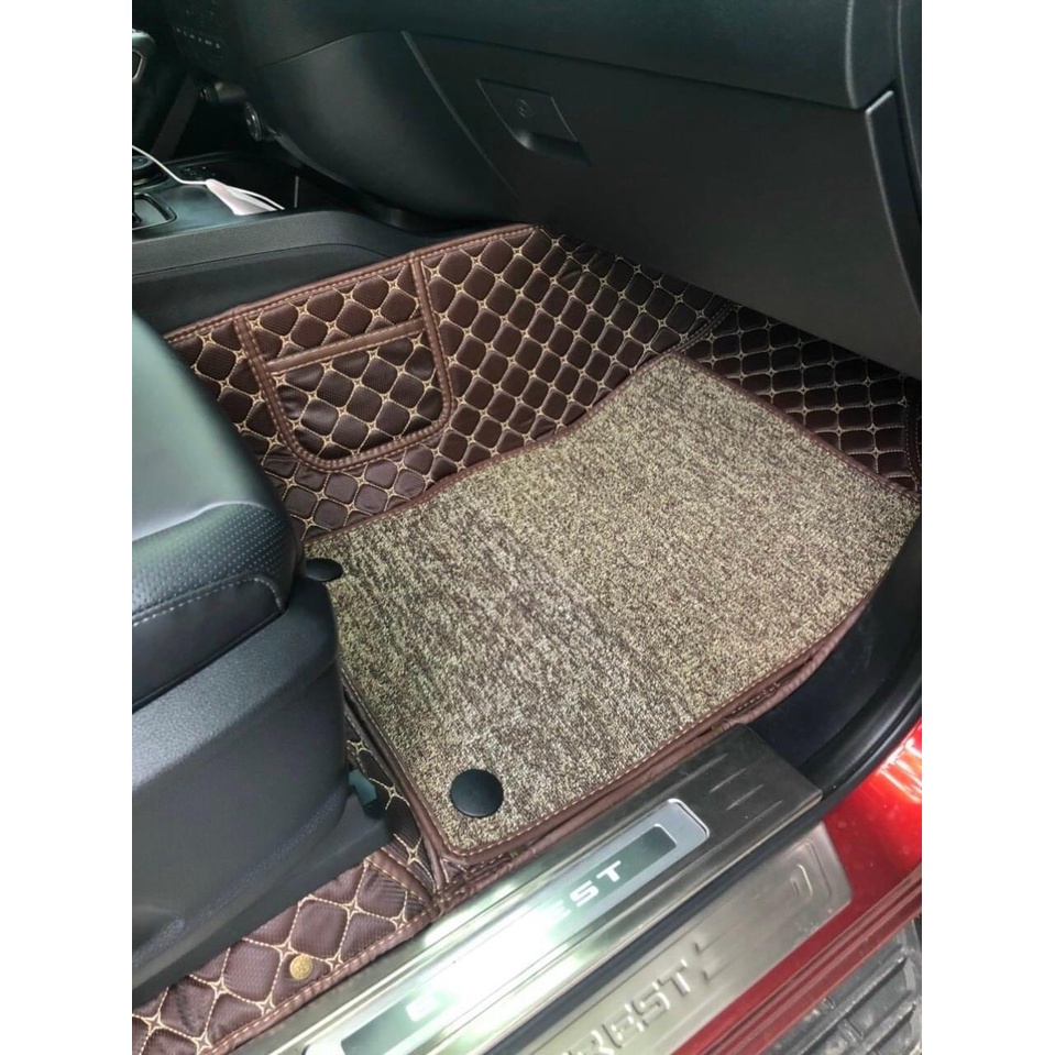 Thảm lót sàn, trải sàn ô tô 6d Ford Everest 2023cao cấp, không mùi