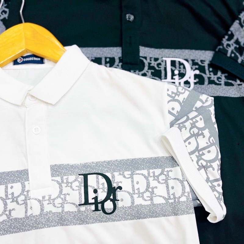 Áo polo nam, áo thun nam cổ trụ phối in hình form dáng chuẩn chất vải thun lạnh cotton thoáng mát