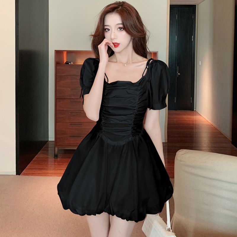 Đầm Hai Dây Mùa Hè 2022 Phong Cách Phương Tây Hợp Thời Trang Cho Nữ