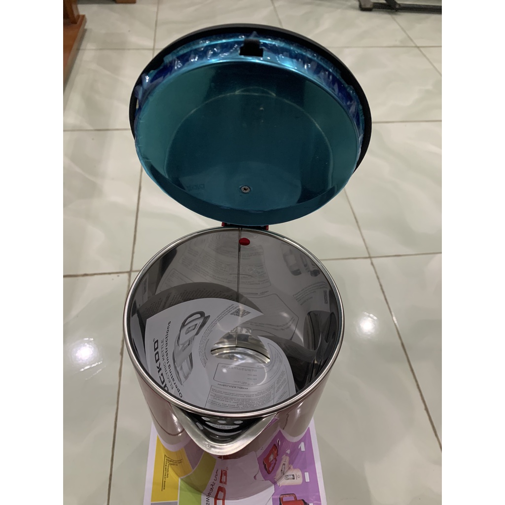 Ấm Siêu Tốc , Ấm Đun Nước Siêu Tốc Inox 304 Vỏ Nhựa Cao Cấp Xuất Khẩu Hàn Quốc Dung tích 2 L - Công Suất 1500W