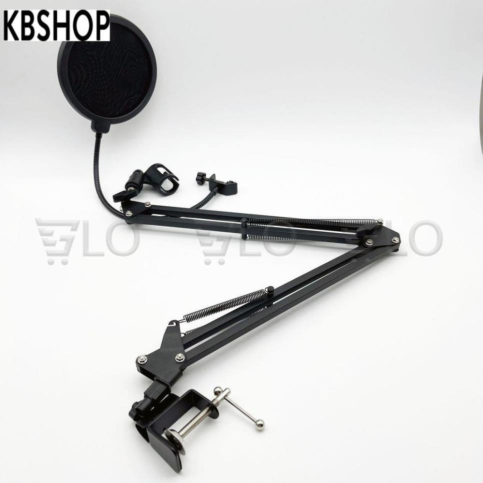 Chân Đế Kẹp Bàn Gắn Mic Thu Âm, Giá Đỡ Micro Livestream