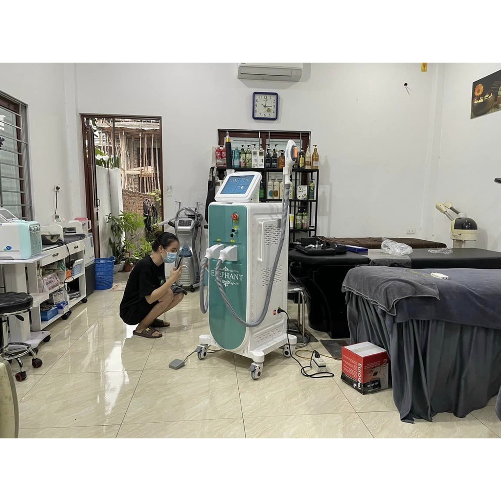 Máy 2in1 Triệt Lông Xóa Xăm Elephant 2022