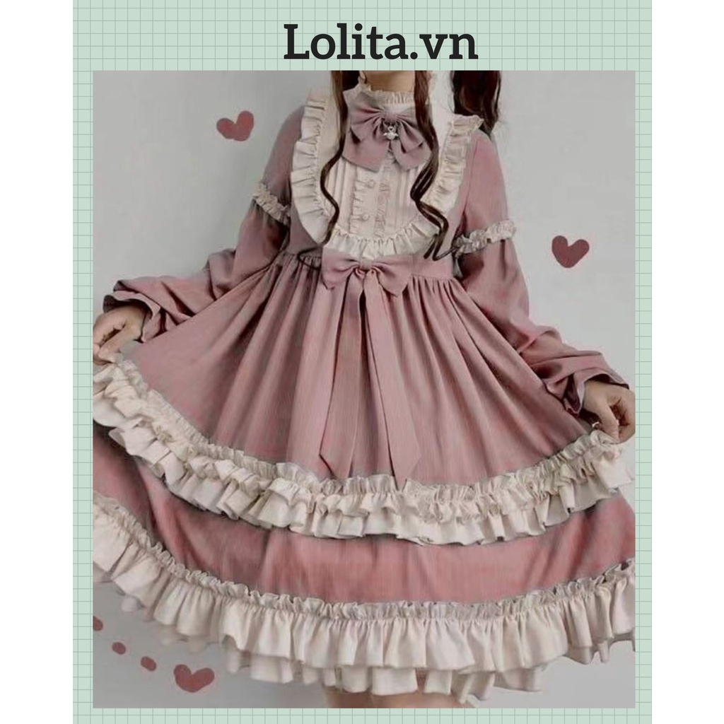 Đầm lolita cổ điển tiệc trà cao cấp (Kèm ảnh thật)