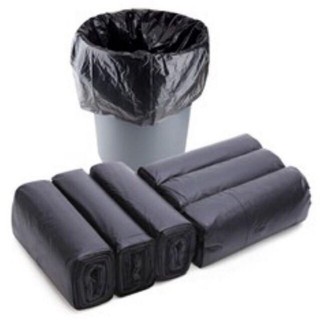 Combo 3 cuộn túi đựng rác tự phân hủy đen( không lõi )