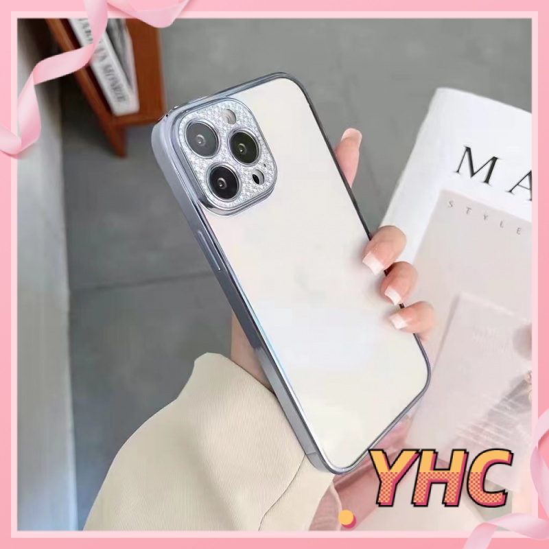 Ốp Điện Thoại Trong Suốt Mạ Điện Đơn Giản Cho IP7 / 7p / X / xsmax / 11 / 11pro Max / 12 / 12pro / 12 Promax / 13 / 14promax-1005