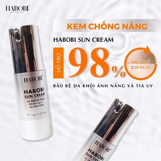 Kem chống nắng nâng tone Habobi