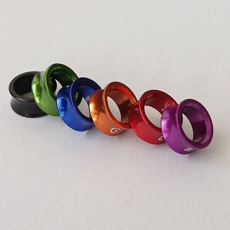 Rẻ🎉Nhẫn đeo chân cho chim cảnh,Vòng nhôm đeo chân chim, Vòng chân vẹt 4mm 5mm 6mm 7mm hiện có 6 màu