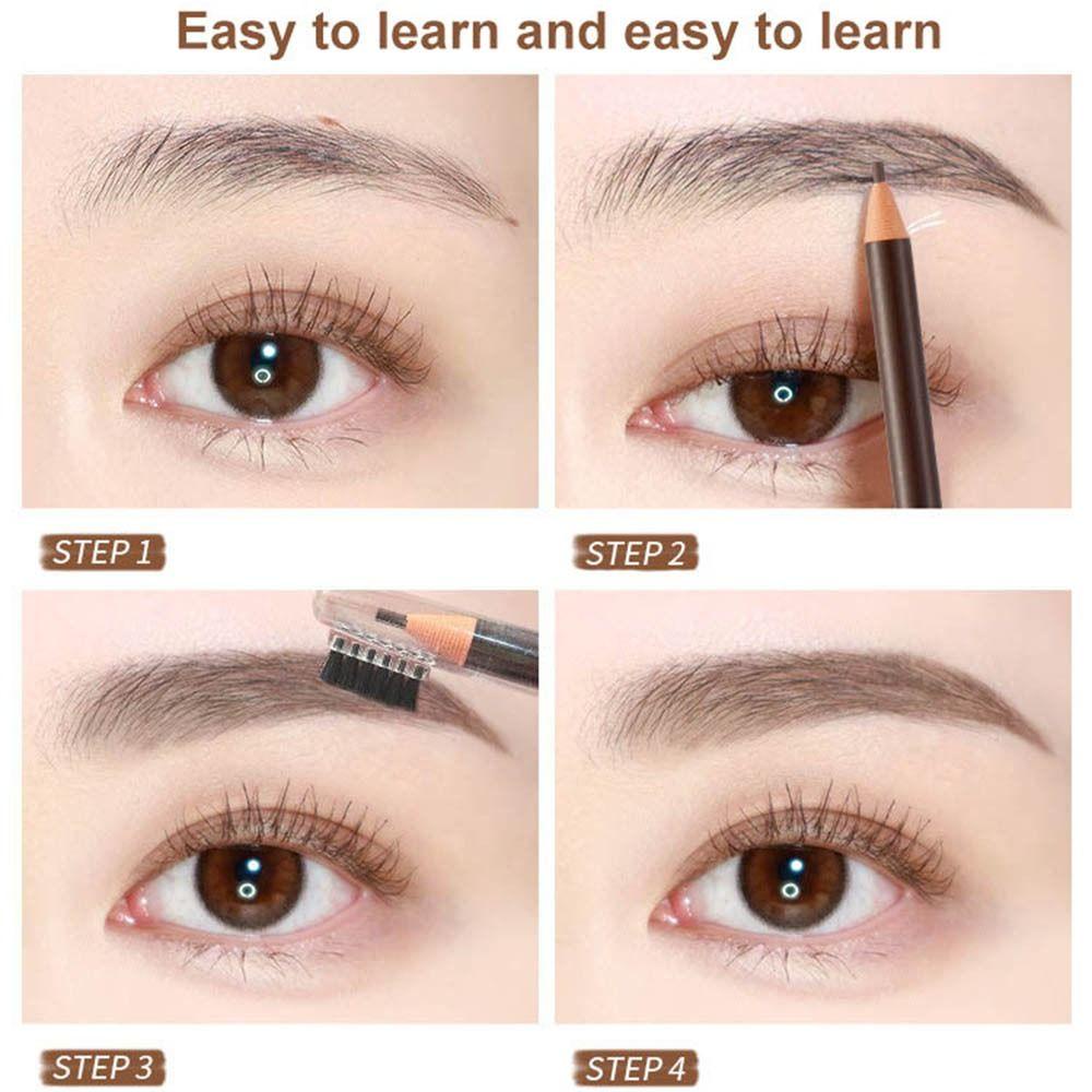 Bộ 2 Bút Chì Kẻ Lông Mày Siêu Mỏng Chống Thấm Nước Và Mồ Hôi