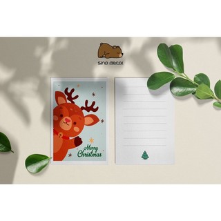 THIỆP NOEL - GIÁNG SINH DỄ THƯƠNG (Kích thước 15x10 kèm bao thiệp )