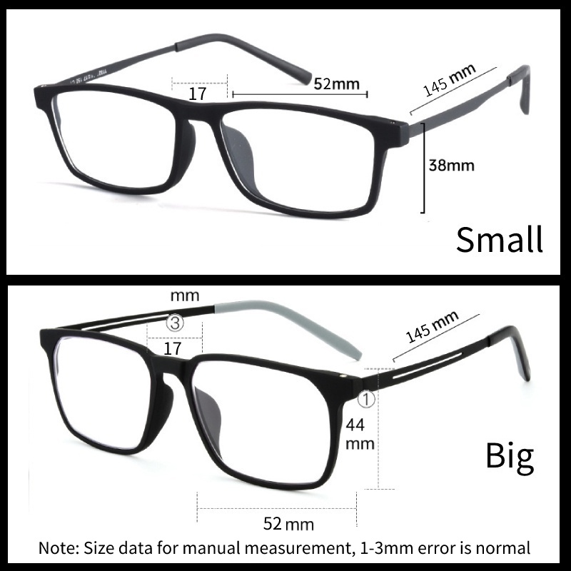 Kính Mát HEVIA Gọng Cao Su Siêu Nhẹ PT004 Tròng Kính Có Thể Thay Thế