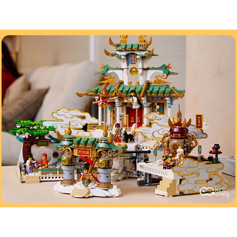 Đồ chơi Lắp ráp Mô hình xếp hình 86994 Fit 80039 Tôn Ngộ Không Monkie Kid The Heavenly Realms