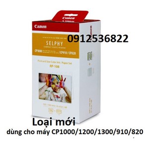 Giấy in ảnh canon rp108 cho máy in canon selphy cp1200,cp1000,cp910,cp1300,cp820